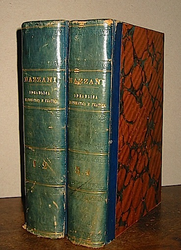 Ildobrando Nazzani Idraulica matematica e pratica. Volume I (e II, III e IV) 1876 Palermo Luigi Pedone Lauriel